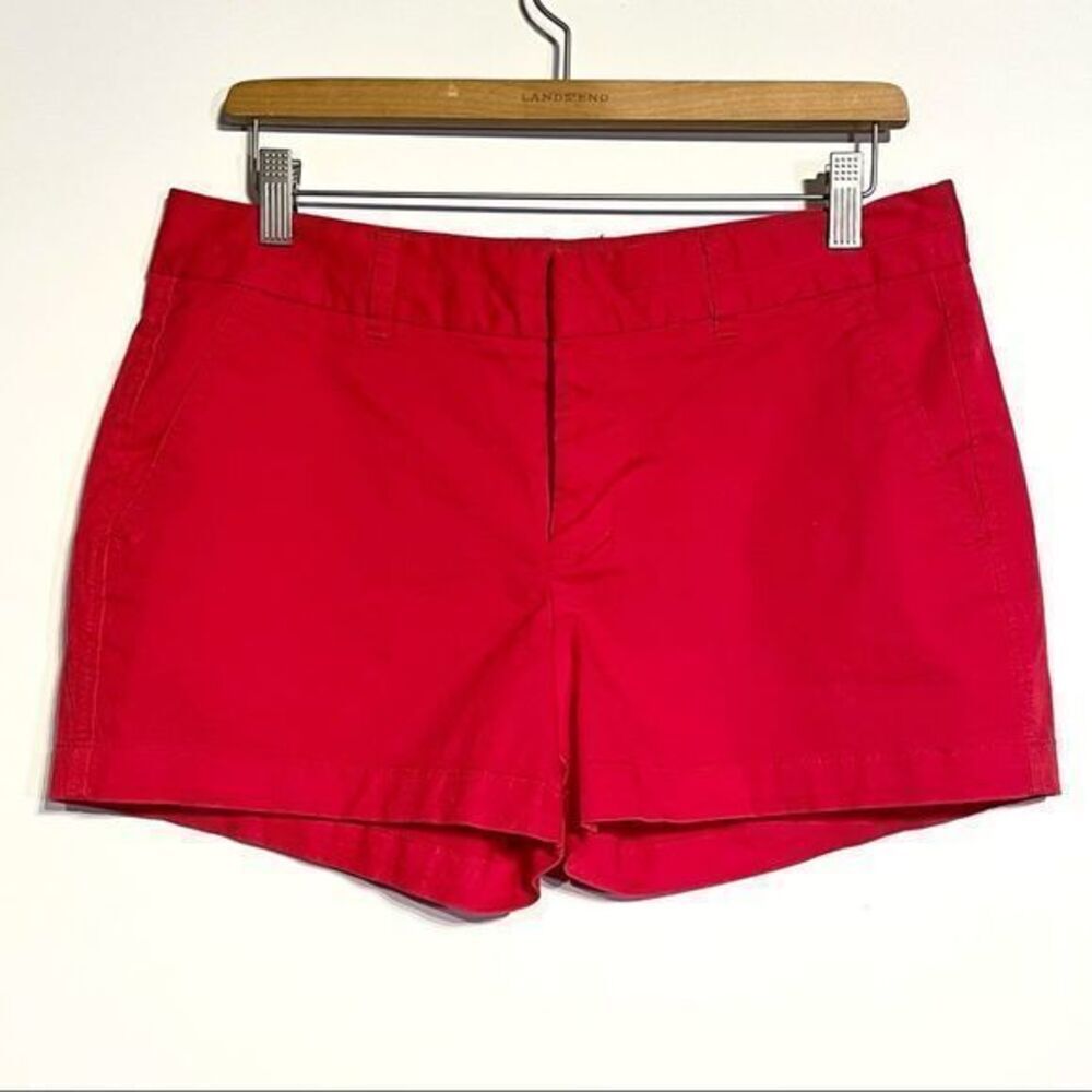 GAP Khaki shorts Sz 6 cherry red patriotic July 4 Shorts GAP City 3” Short